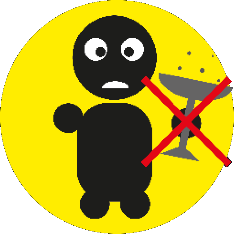 Gebruik geen alcohol voor of tijdens het afsteken.